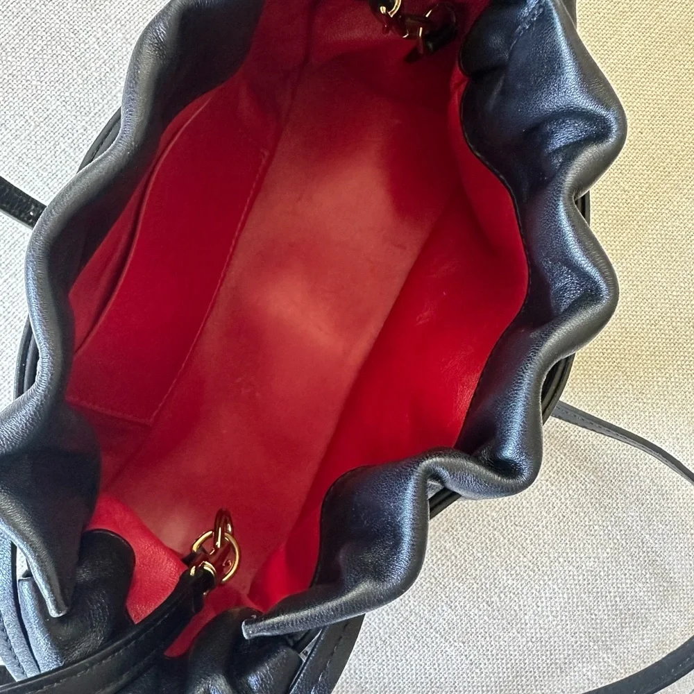 Mansur Gavriel Mini Bloom Crossbody Bag Black - Picture 11 of 15